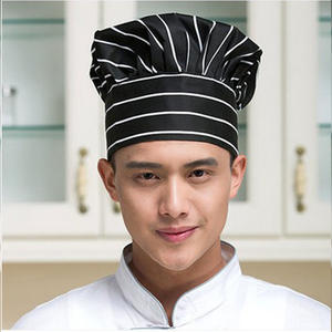 Chapeau de chef de cuisine, uniforme, élastique, réglable, de haute qualité, en gros, pour adultes - Product Image 4