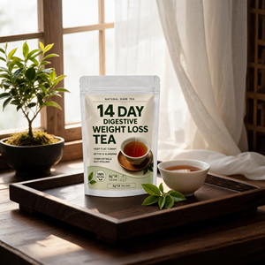 Té Desintoxicante <span class=keywords><strong>Intestinal</strong></span> de 14 Días con Probióticos Golden <span class=keywords><strong>Flora</strong></span>, Té Negro Post-Comida <span class=keywords><strong>para</strong></span> Reducir Grasa y Limpiar el Intestino, Marca Privada OEM, Venta al Por Mayor - Product Image 2