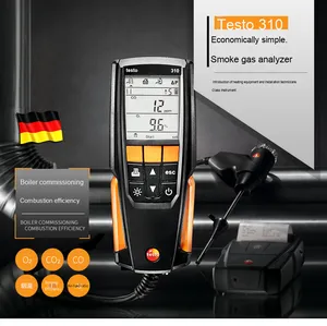 Analizador de Gases Industrial Portátil Testo310, Monitor de Eficiencia de Combustión, Detecta CO, Análisis de Gases de Combustión, Pantalla Digital - Product Image 2