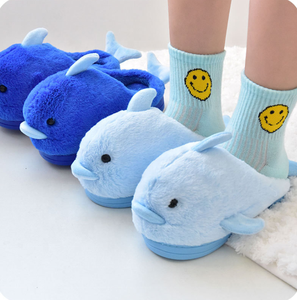 Cute Winter 2020 New Boys Girls Parenthood Indoor Home shoes TPR Dolphin pantofole per bambini - Product Image 4