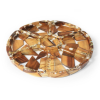 Bol en bois artisanal en acacia pour céréales, salades et fruits, personnalisable avec logo, idéal pour la restauration - Offre Spéciale