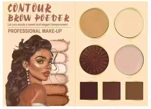 Tùy chỉnh 67-màu năm-hai Lớp Kéo dài đèn Palette Pearlescent Matte long lanh sequin trang điểm giai đoạn trang điểm Eyeshadow cuốn sách - Product Image 6