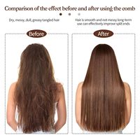 Nouveau style peigne à cheveux pliant peigne à coussin d'air portable pour l'extérieur avec logo personnalisé mignon mini peigne à cheveux avec miroir