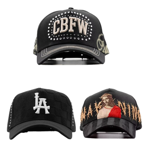 Casquettes de sport Dandi originales neuves, casquettes de baseball à visière incurvée, unisexe, El Mago Dandi-hats-caps, 5 panneaux, en daim, camionneur, broderie à la main - Product Image 2