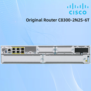 Cisco C8300-2N2S-6T C8300 Series <strong>Router</strong> Edge Platforms 2RU W/ 1G WAN(2 SM and 2 NIM Slots, and 6 X 1-Gigabit Ethernet Ports) - Product Image 1
