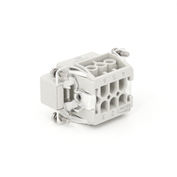 Connecteurs résistante à l'eau pour Machine automobile, 6 broches, 16a, 500V, séries HE, connecteur pour moteur