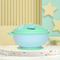 Bol à ventouse magique personnalisé de haute qualité, mignon, anti-déversement, en plastique PP, pour bébés et enfants de 0 à 12 mois, motif de dessin animé