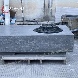 Chauffage extérieur <span class=keywords><strong>Barbecue</strong></span> <span class=keywords><strong>Cheminée</strong></span> en béton Réchaud de camping Foyers à charbon de bois - Product Image 5