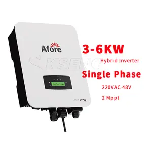 Afore 5KW इनवर्टर समानांतर हाइब्रिड कनेक्शन 5KVA 48V पलटनेवाला Mppt सौर संकर पलटनेवाला