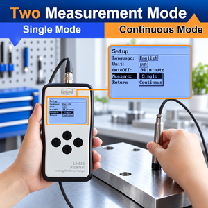 Medidor de Espesor de Revestimiento de Alta Precisión Linshang LS225 con Sonda N1500 para Pruebas de Superficies de Hierro y NFe - Product Image 1