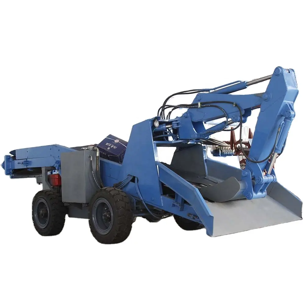 Gute Qualität Hydraulische Mucking Loader Maschine Underground Wheel Mucking Loader Underground Muck Rock Loader