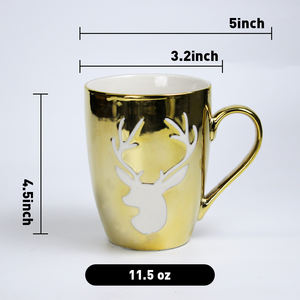 Produits de <span class=keywords><strong>tendance</strong></span> <span class=keywords><strong>2023</strong></span> nouveautés <span class=keywords><strong>DÉCO</strong></span> TASSE OR International Certifié Élégance Plaqué Conique Tasses (Pack de 6) - Product Image 5