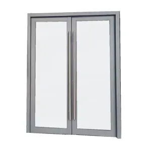 100 series Entrance Pivot Front Door Aluminum Glass Pivot Entry Spring Door Closer Aluminum Floor Pivot Entry Doors