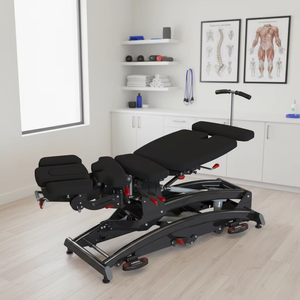 Table de traction et de chute chiropratique, lit de physiothérapie, lit d'ostéopathie, flexion de la colonne vertébrale, distraction, mobilisation - Product Image 1