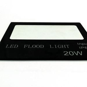 Panneau en verre trempé imprimé à haute température en usine OEM avec motif plat d'éclairage LED pour application en salle de sport - Product Image 5