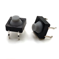 Interrupteur tactile souple en nylon 7,8x7,8 mm TC-00107, 4 broches, à montage traversant DIP, bouton-poussoir carré 12V 0,5A pour PCB