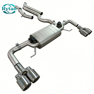 Sistema de Escape Valvetronic de Acero Inoxidable con Válvula Rytan, Sistema de Escape Catback para <span class=keywords><strong>BMW</strong></span> <span class=keywords><strong>330i</strong></span> 430i G20 G22 G23 G26 <span class=keywords><strong>2.0</strong></span> B48 de 2019 en Adelante - Product Image 5