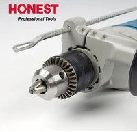 Perceuse à percussion électrique professionnelle multifonctionnelle Honest à vitesse variable, 13 mm, 710 W