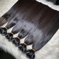 Proveedor de Paquetes de Cabello Humano Premium 100% Virgen Crudo 15A, Doble Trama, Doble Estirado, Cutícula Alineada, Sin Procesar, de Camboya