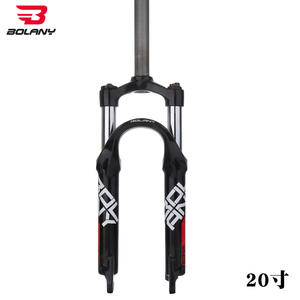 Horquilla Delantera para Bicicleta de 20 Pulgadas, 28.6mm, con Resorte Helicoidal, Amortiguador, Eje QR, Rojo - Product Image 5