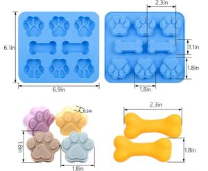 ถาดอบซิลิโคนรูปอุ้งเท้าแมว 6 ช่อง ปลอดภัยสำหรับอาหาร ใช้กับเตาอบได้ ไม่ติดกระทะ เหมาะสำหรับทำช็อกโกแลต คุกกี้ เค้ก และน้ำแข็ง - Product Image 2