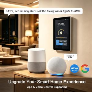 <span class=keywords><strong>Precio</strong></span> de Fábrica Interruptor Táctil Inteligente de <span class=keywords><strong>Pantalla</strong></span> Completa de 1 Canal con Dimmer, Compatible con WiFi y Zigbee, para <span class=keywords><strong>Alexa</strong></span> y Google Home, Ideal para Reventa - Product Image 4