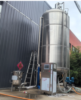 Cuve de Fermentation Conique Industrielle Tonsen 3000L-8000L en SUS304 à Double Zone avec Enveloppe à Cavités, PLC, Bras de Racking, CIP, Certifiée CE PED