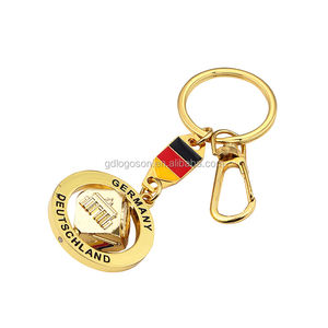 Llavero de Metal Personalizado de Alta Gama con el Escudo de Alemania, Recuerdo con Esmalte Duro - Product Image 3