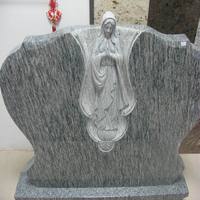 Monument de marbre de pierre tombale de pierre tombale de granit de style européen personnalisable pour l'utilisation commémorative dans le cimetière