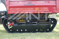 Mini-dumper chenillé à essence ANT BY1000M, chargeuse compacte, chargeuse frontale, moteur Honda, équipement de construction