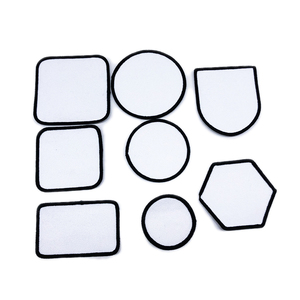 Wholesale Sublimation Blank Patches Custom Heat Transfer Sublimation Patches Iron on Patches Blank