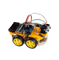 Robotlinking 4WD BT Multi-Fonction Smart Intelligent Robot Suivi D'évitement D'obstacles Kit De Voiture Education Robot Kits pour Arduino