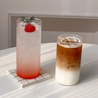 Verres Highball Minimalistes Transparents et Fins pour Bière, Mojito, Jus, Eau – Gobelets Résistants au Lave-Vaisselle