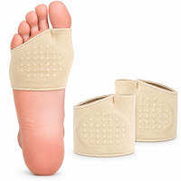 Coussinets métatarsiens en gel antidérapants pour femmes et hommes, coussinets de soutien pour l'avant-pied, coussinets de soutien pour le nerf de Morton et la métatarsalgie