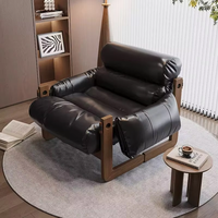 Fauteuil design moderne vintage pour salon, canapé avec fauteuil détachable et lavable, ensemble de canapés pour salon, meubles
