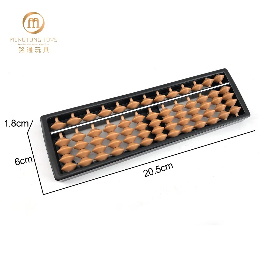 ยอมรับ CUSTOM การศึกษาสี ABS พลาสติก Soroban คณิตศาสตร์ของเล่น 13 ปล้นนักเรียน Abacus จีน