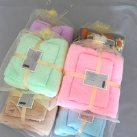 Custom Super Soft Absorbent Super Fiber Hand Towel Hanging Bathroom Kitchen Towel Set