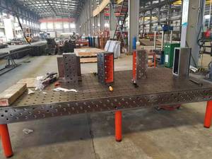 <span class=keywords><strong>Table</strong></span> de soudage perforée industrielle, <span class=keywords><strong>table</strong></span> de travail modulaire pour la <span class=keywords><strong>soudure</strong></span>, <span class=keywords><strong>table</strong></span> d'assemblage pour la fabrication métallique - Product Image 3