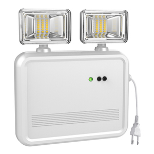 Malaysia Đông Nam Á Bán Chạy Nhất 9W 1200Lumens Có Thể Sạc Lại Treo Tường Đôi Đầu <span class=keywords><strong>LED</strong></span> Lửa Khẩn Cấp Ánh Sáng Cho Trong Nhà - Product Image 1