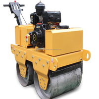Compacteur d'asphalte à tambour simple ou double, capacité de 300 kg à 10 tonnes, rouleau vibratoire piétonnier, pompe, moteur, composants principaux inclus