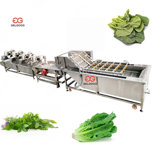 Cortador de limpieza de verduras de hojas verdes con burbujas de aire, equipo de lavadora y secadora, máquina de lavado y secado de tomates para lavado de frutas - Product Image 1