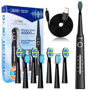 Brosse à dents électrique Seago SG-507 rechargeable avec écran LED et plusieurs modes de brossage pour les soins bucco-dentaires quotidiens - Product Image 5