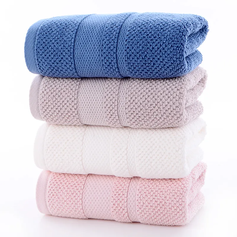 Toalhas de atacado de fábrica 100% algodão orgânico toalhas antibacterianas duráveis de alta qualidade absorventes e macias