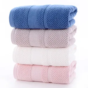 Asciugamani all'ingrosso della fabbrica 100% asciugamano di cotone organico di alta qualità antibatterico durevole asciugamani assorbenti e morbidi