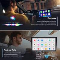 Radio para Auto con GPS de 9 Pulgadas, 12+256G/6+128G, Android 13, CarPlay Inalámbrico, Android Auto, Pantalla Táctil, Reproductor MP5, Amplificador, 1 Año de Garantía