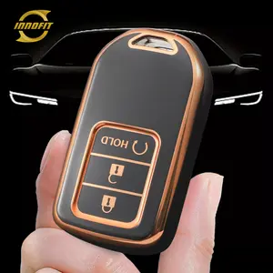 حافظة مفتاح سيارة من Innofit HOA3 مصنوعة من البولي يوريثان الحراري لهوندا CRV سيفيك XRV أكورد بينجي لينج باي فيت الأعلى مبيعًا بجودة جيدة
