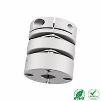 Pièces détachées de machine, accouplement à double disque en alliage d'aluminium, accouplement d'arbre flexible