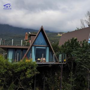 Cabaña Modular Prefabricada de Acero Ecológica y de Lujo, Portátil, para Vivienda Pequeña, Uso Hotelero, Contenedor Triangular Desmontable de 20 pies - Product Image 4