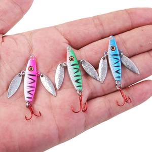 Señuelo de Pesca SNEDA de Metal para Jigging, 7.37g / 5.15cm, con Doble Cuchilla, 3 Colores, Anzuelo Triple, para Todas las Capas de Agua, Hundimiento Lento - Product Image 4