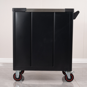 Banc de travail roulant robuste de 72 pouces avec panneau perforé et armoires suspendues, armoire à outils professionnelle pour garage - Product Image 1